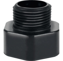Raccord réducteur noir avec filetage mâle