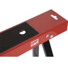 Cargo Point Logo. Bock mit rutschfester Auflage für sicheres Arbeiten.