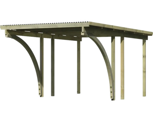 Holzcarport mit Dach