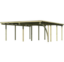 Holzcarport mit Dach