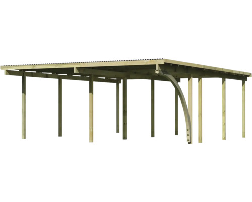 Holzcarport mit Dach