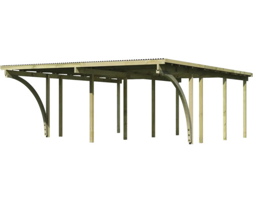 Holzcarport mit Dach