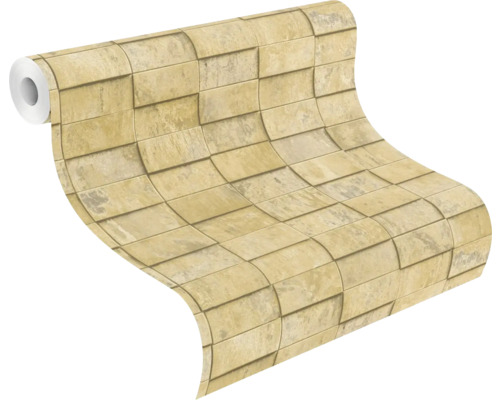 Tapetenrolle mit Ziegelmuster