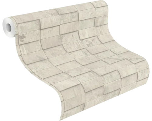 Rolle Tapete mit Steinmuster