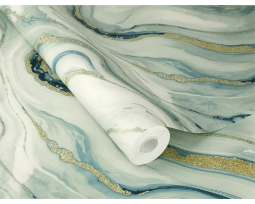 Rouleau de papier peint avec motif marbré