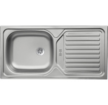 Évier en acier inoxydable avec égouttoir