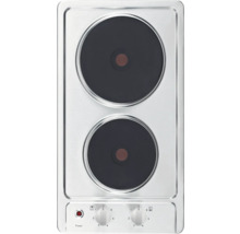 Plaque de cuisson électrique avec deux plaques de cuisson