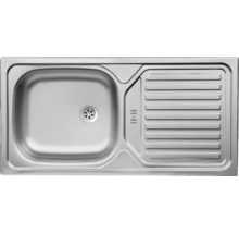 Edelstahlspüle mit Abtropffläche