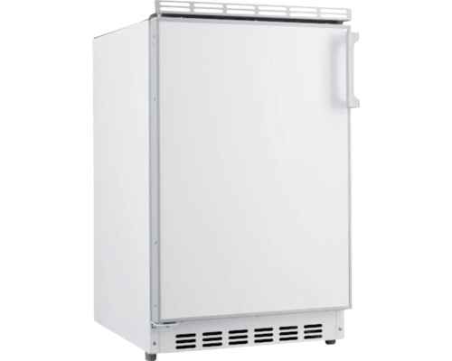 Freistehender Kühlschrank mit einer Tür und Griff