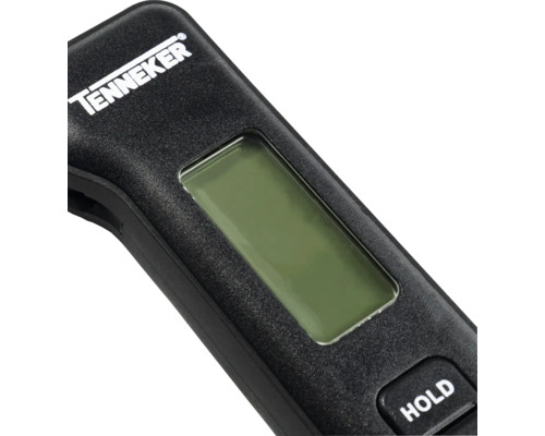 Logo TENNEKER sur un thermomètre numérique