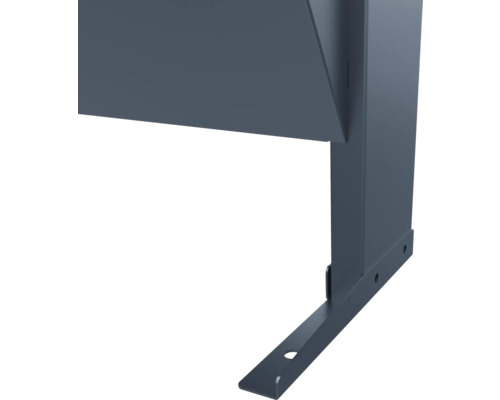 Vue détaillée d'un pied de table en métal