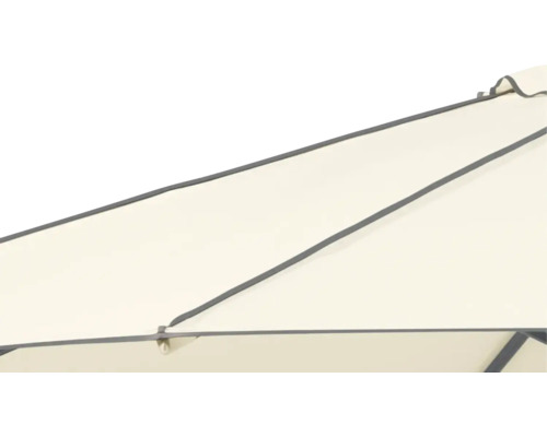 Vue détaillée d'un parasol