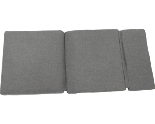 Coussin d'assise gris pour mobilier de jardin