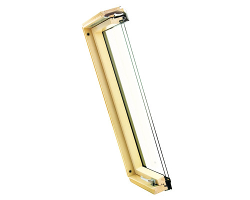 Fenêtre de toit en bois avec vitrage