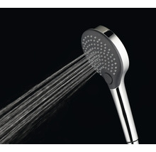 Handbrause mit Wasserstrahl im Detail