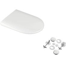 Abattant de WC en plastique avec matériel de fixation