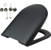 Abattant de WC en duroplaste avec matériel de fixation