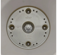 Dessous de plat rond pour pot de fleurs d'un diamètre de 25 centimètres et d'un volume de 5,5 litres, Logo Elho