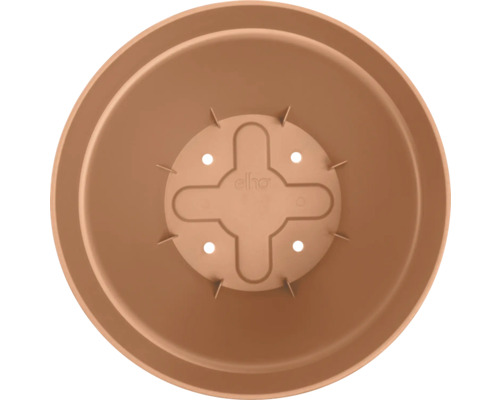 Unterseite eines Blumentopfes