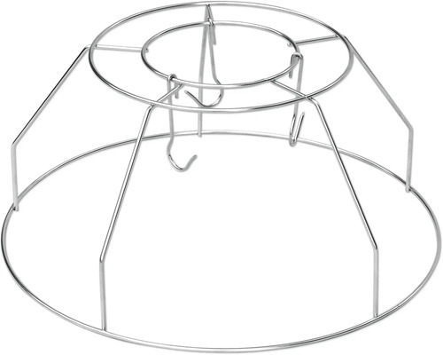 Grille de barbecue métallique avec support