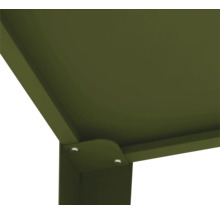 Detailansicht eines Pavillons mit stabilen Eckverbindungen