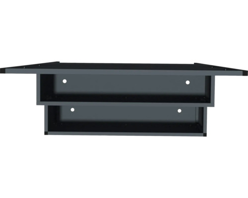 Étagère murale à deux compartiments