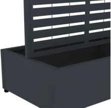 Jardinière avec treillis pour le jardin