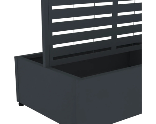 Jardinière avec treillis pour le jardin