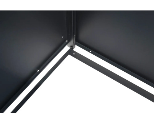 Detailansicht der Eckverbindung eines Pavillons