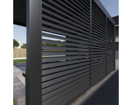 Lamellenwand zur Gartengestaltung und als Sichtschutz