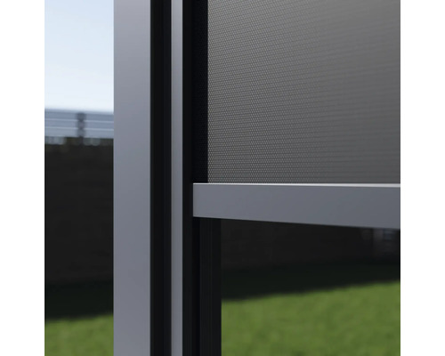 Detailansicht eines Insektenschutzrollos