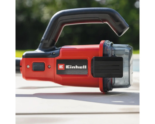 Logo Einhell sur un aspirateur industriel