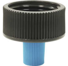 Bouchon de bouteille en plastique avec surface nervurée