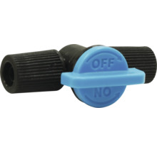 Accessoire d'irrigation avec vanne d'arrêt