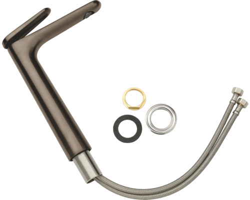 Waschtischarmatur mit Anschlussschläuchen und Dichtungen