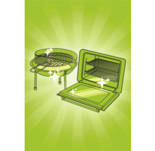 Illustration eines Kugelgrills und eines Räucherofens