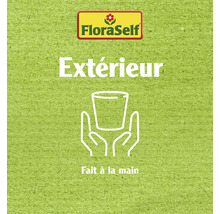 Logo FloraSelf. Indication pour l'extérieur et le travail manuel.