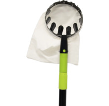 Cueille-fruits avec sac de réception et manche télescopique