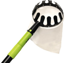 Cueille-fruits avec sac de collecte et manche télescopique