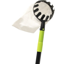 Cueille-fruits avec sac de ramassage et manche télescopique