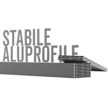 Profilés stables en aluminium