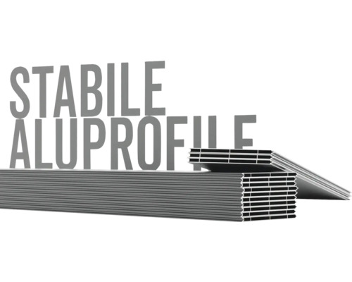 Profilés stables en aluminium