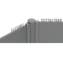 Protection visuelle d'extérieur flexible