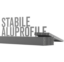Profilés stables en aluminium