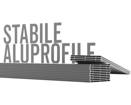 Profilés stables en aluminium