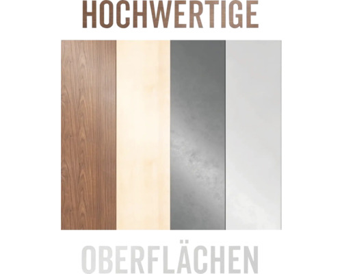 Différentes surfaces au choix.