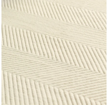 Gros plan d'un tapis à motif zigzag