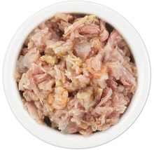 Bol de thon et de crevettes