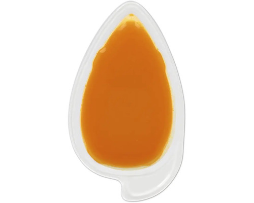 Tropfenförmige Schale gefüllt mit Flüssigkeit