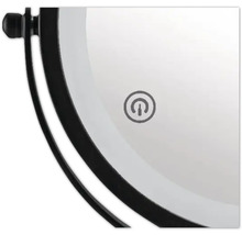 Miroir de maquillage avec bouton marche/arrêt